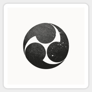 Samurai Family Crests - Kobayakawa Sticker